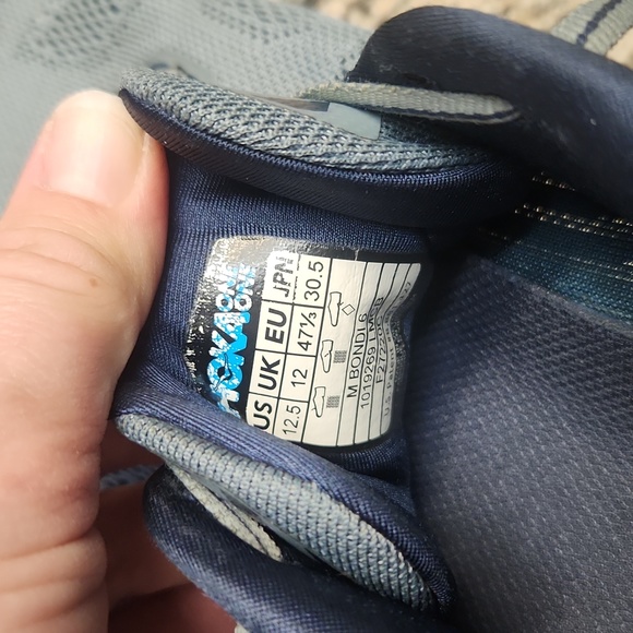 HOKA One One Bondi 6 Men's Blue Running Shoe Size 12.5 - Picture 9 of 9